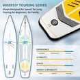 thumbnail image 2 of Riwcyla Inflatable Paddleboard Board 6 Inch Thick Surfboard Surf Set with Paddleboard Surf Fin Coiled Leash Inflator Pump and Carry Bag, 2 of 6