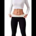 thumbnail image 2 of Leggings de Cintura Alta y Gruesos para Mujer: Pantalones de Yoga, Ciclismo y Entrenamiento con Control de Abdomen Sin Transparencias. Inglés y Negro S, 2 of 7