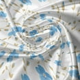 thumbnail image 5 of Ambesonne Nature Valance Pack of 2, Field Flowers Swirls, 42"X18", Blue Reseda Green, 5 of 5