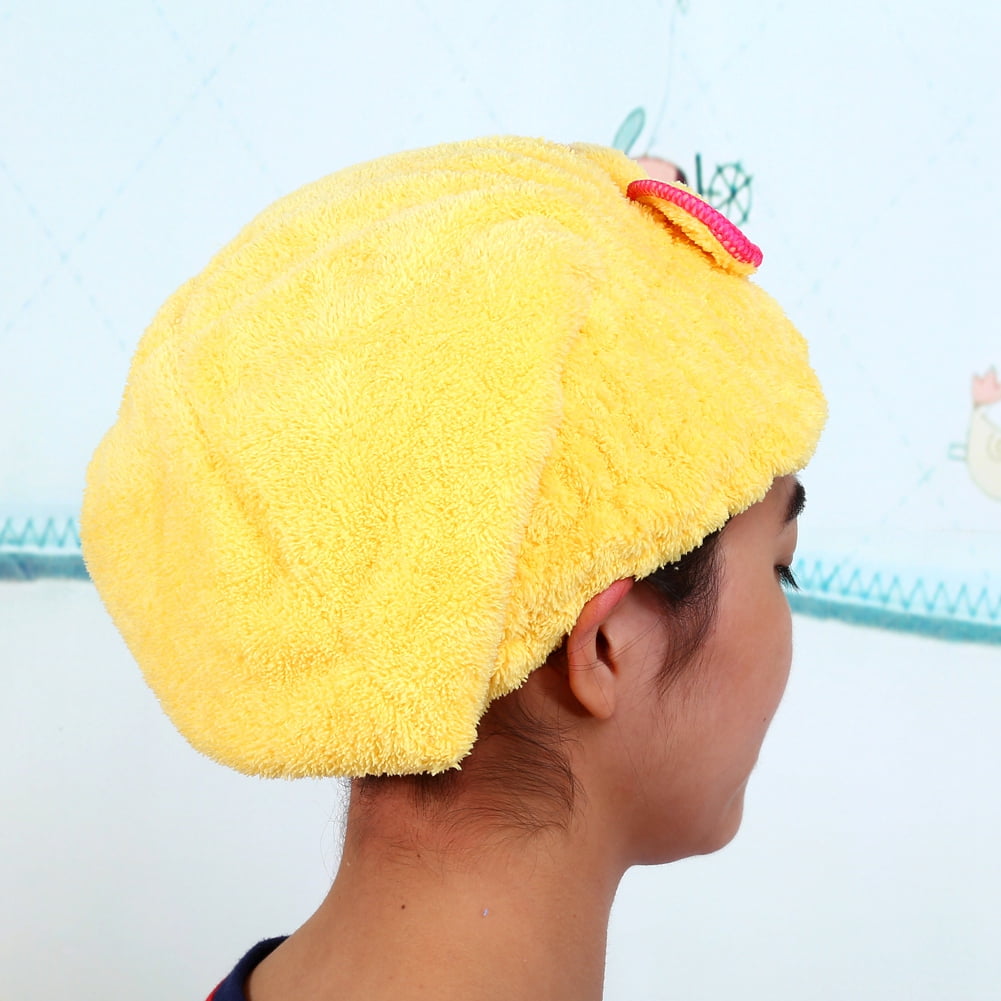 LYUMO 3 Colors Hair Drying Cap Microfiber Ultra Absorbent Hair Dry Wrap