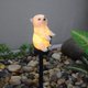 thumbnail image 4 of Solar Resin Crafts Bear Lawn Lamp Warm White Light Color IP55 Black/White Bear, 4 of 5