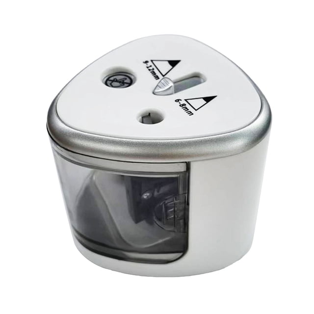 Electric Pencil Sharpener, Double Holes Design, Fast And Efficient Automatic Pencil Sharpener For Students Classroom School