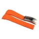 thumbnail image 5 of Correa de reloj de silicona, accesorios de reloj ajustables y ligeros con hebilla plegable Naranja, 5 of 8