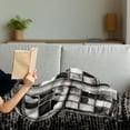 thumbnail image 3 of Industrial Soft Flannel Fleece Blanket, Broken Window Missing Glass Pane Derelict Blight Factory Brick Wall, Cozy Plush for Indoor and Outdoor Use, 50" x 70", Charcoal Grey Pale Grey, by Ambesonne, 3 of 5