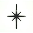 thumbnail image 4 of Zeckos Black Cast Iron 8 Pointed Starburst Wall Hangings Set of 3, 4 of 4