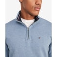 thumbnail image 3 of Sudadera Tommy Hilfiger de forro polar de manga larga para Hombres - Azul, 3 of 6