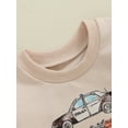 thumbnail image 6 of FEORJGP Kids Boys 2-piece Sweat Outfits 6M-4T Toddler Baby Long Sleeve Sweatshirts Vehicles Print Pullovers Crew Neck Tops with Solid weatpants Infantasual Cute Spring Fall Clothes for Daily, 6 of 9