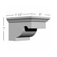 thumbnail image 2 of Ekena Millwork 7"W x 7 1/2"D x 5"H Dublin Bracket, 2 of 5