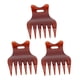 thumbnail image 1 of Peine de dientes anchos de 3 piezas, peine redondo, peine de dientes para desenredar el cabello, peine de textura compacta para uso en salón y hogar., 1 of 14