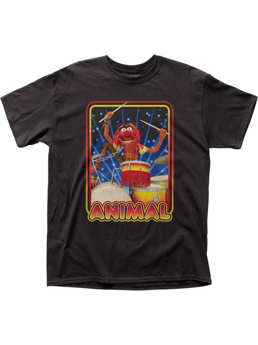 Tee Shirt New Unisex featuring ANIMAL fromTHE MUPPETS playing the drums t shirt 