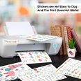 thumbnail image 4 of miduoudo-Premium Printable Vinyl Sticker Paper for Inkjet Printer,8.5x11 inch Durability Adhesive Paper, Waterproof Labels,Tear Resistant,Vivid Colours,Holds Ink Well (Matte White, 30 Sheets), 4 of 4