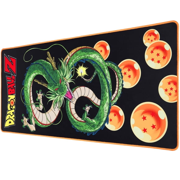 Subsonic - Alfombrilla XXL para ratón - Desk Pad Dragon Ball Z 90 x 40 cm - Superficie lisa optimizada para sensores, base antideslizante, bordes cosidos - Negro