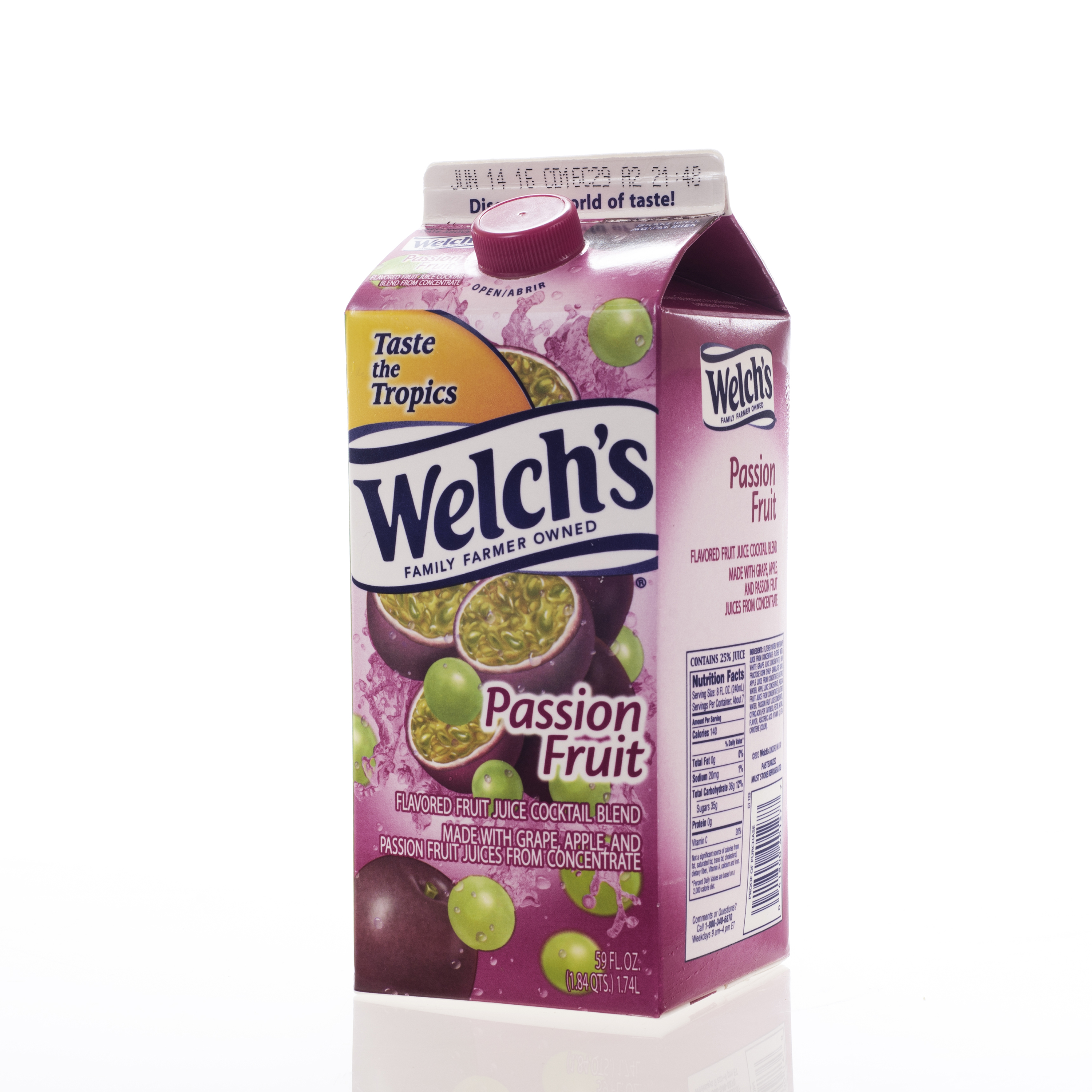 welch's passion fruit juice ingredients