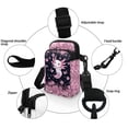 thumbnail image 5 of HELLHERO Women Crossbody Bag for Adult Outdoor Holiday Travel Axolotl Cherry Blossoms Cross Body Purse Double Layer, 5 of 7