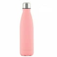 thumbnail image 1 of 17 fl oz Stainless Steel Vacuum Insulated Water Bottle Keeps Drinks Hot or Cold,Pink, 1 of 5