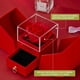 thumbnail image 3 of Baúles de almacenamiento, organizadores de armario y almacenamiento, organización y almacenamiento, contenedores de almacenamiento, caja de regalo de rosas, collar, anillo, perfume para San Valentín,, 3 of 9