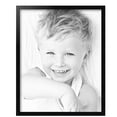 thumbnail image 2 of ArtToFrames 16" x 20" Satin Black Short Picture Frame, 16x20 inch Black Wood Poster Frame (WOM-1416), 5 Pack, 2 of 7