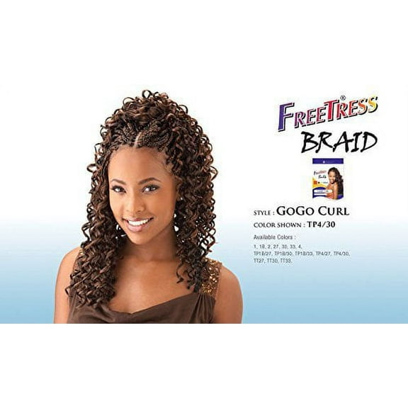Shake N Go Freetress Bulk Braiding Hair - GOGO CURL (4)