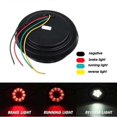 thumbnail image 3 of luces traseras LED redondas para coche, resistentes al agua, 16 LED, para camión, remolque, camión, accesorios para coche, 16 luces traseras LED redondas para coche, multifuncionales, rojo y blanco, 3 of 5