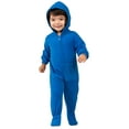 thumbnail image 6 of Footed Pajamas - Family Matching Skydriver Blue Hoodie One Pieces for Boys, Girls, Men, Women and Pets - Adult - Small2X/Dbl Wide (Fits 5'3 - 5'6"), 6 of 7