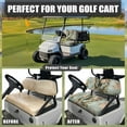 thumbnail image 5 of FUIALDOLG Golf Seat Covers for Cart Universal Fit Club Car Precedent Retro Butterfly Rose Print Breathable Golf Cart Bench Seat Covers Washable Fashion Accessories, 5 of 8