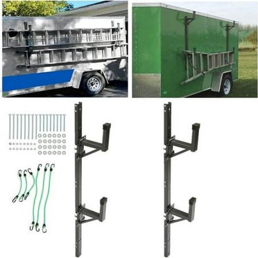 Elevate Outdoor Universal Steel Service Truck Rack – 1,000 Lb Capacity, Adjustable Height 21-30", Fits Box Trucks