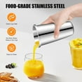 thumbnail image 3 of Electric Milkshake Maker,  Stainless Steel Milk Shake Machine Drink Mixer Adjustable Speed Malt Maker Machine Smoothie Milk Foam Tea Mixer Blender + cups (3 Head), 3 of 14