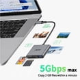 thumbnail image 2 of Lector de tarjetas de memoria Acer USB-C 3 en 1 con doble ranura USB 3.0, 2 of 9