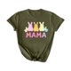 thumbnail image 5 of Mujeres Manga Corta de Verano Tops Día de San Valentín Impreso Cuello Redondo, Camisa de Moda Casual Blusa, 5 of 6
