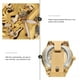 thumbnail image 4 of Reloj de pulsera para hombre, reloj de acero inoxidable, reloj de negocios resistente al agua para hombre, 4 of 7