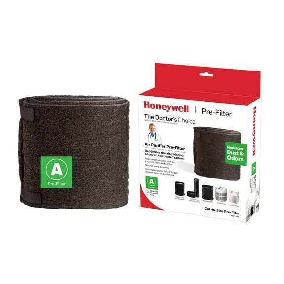Honeywell HRF-AP1 Universal Carbon Pre Filter,Black,4