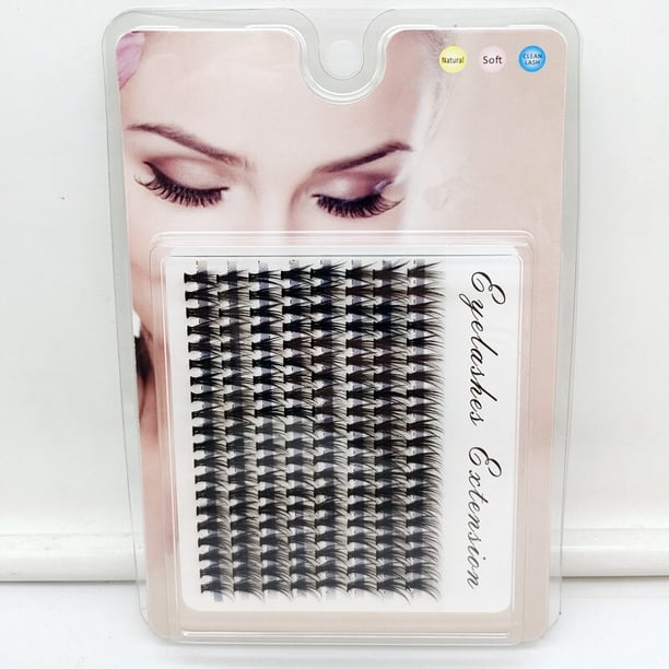 Pestañas postizas naturales, pestañas de visón individuales, extensiones de pestañas gruesas, herramientas de maquillaje, nuevo, 60 paquetes, 160 paquetes, 40D hola suerte unisex