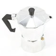 thumbnail image 5 of M Buder Premium Aluminum Moka Pot Stovetop Espresso Maker, Italian Style Octagonal Coffee Percolator for Home and Office, 150ml 3-Cup Capacity (5.07 fl oz / 150ml), Silver Finish, 5 of 9