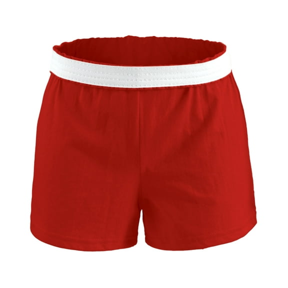 Soffe Women's Authentic Athletic Shorts, Red, Size M