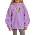 thumbnail image 1 of Chandail en Molleton Garçon Manches Longues Imprimé à Capuche Chandail en Molleton Filles Col Rond Chandail Vêtements Automne Taille Vêtements Filles 3-4 Ans, 1 of 4