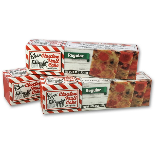 Claxton Fruit Cake 31 Lb. Regular Individually Packaged In Color