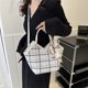 thumbnail image 5 of Bolso con asa superior para mujer, bolso de hombro, bolso de mano, bolso cruzado con cremallera (blanco), 5 of 8