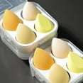 thumbnail image 3 of Botella flotante de maquillaje de belleza, huevos que no comen polvo con caja de almacenamiento, esponja de maquillaje, borla de maquillaje para polvos secos y húmedos, de doble uso, 3 of 6