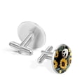thumbnail image 3 of Panda Elegant Stainless Steel Cufflinks Set for Men's Dress Shirts - Formal Occasions, 3 of 6