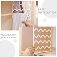 thumbnail image 3 of OUNONA 10pcs Home Organization Shelf Divider White PP Adjustable Width For Clothes, 3 of 8
