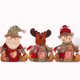 thumbnail image 5 of Bolsa de regalo, soporte de regalo de decoración de Navidad, paquete de juguete, colgante de Navidad, artesanía, muñeca suave, contenedor de Kits de decoración para fiestas Forma de ciervo Naiovety HA069772-03, 5 of 6