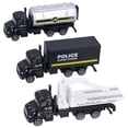 thumbnail image 3 of Truck Tanker Model, Hand Eye Coordination 1:50 Truck Model Toy Set Wear    For Children For Birthday Pull Back Recovery Vehicle Set, 3 of 8