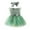 Green, variant on Utlike Summer Dress For Girls Flower Princess Dress Tutu Boho Wedding Birthday Party Dress For Infant Girl Comfort Fit Sundress For Everyday Wear Size 6 Months-12 Months
