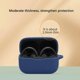 thumbnail image 4 of Earbud Cover Shockproof Case Skin Antiscratch Guard Washable Soft Housing Shell Damage Prevention Suitable for AeroClip darkblue, 4 of 4