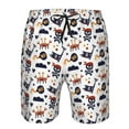 thumbnail image 3 of Balery Pirate Theme Traje de Baño Estilo Hawaiano para Hombre, Shorts de Secado Rápido con Bolsillos-3X-Large, 3 of 6