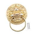 thumbnail image 3 of Aldaba de puerta con cabeza de león, diseño vintage, tirador de cajón de latón, decoración para el hogar, armario 6 cm, 3 of 9