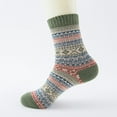 thumbnail image 3 of Calcetines térmicos de lana de punto grueso para mujer Calcetines de ocio para mujer, 3 of 5