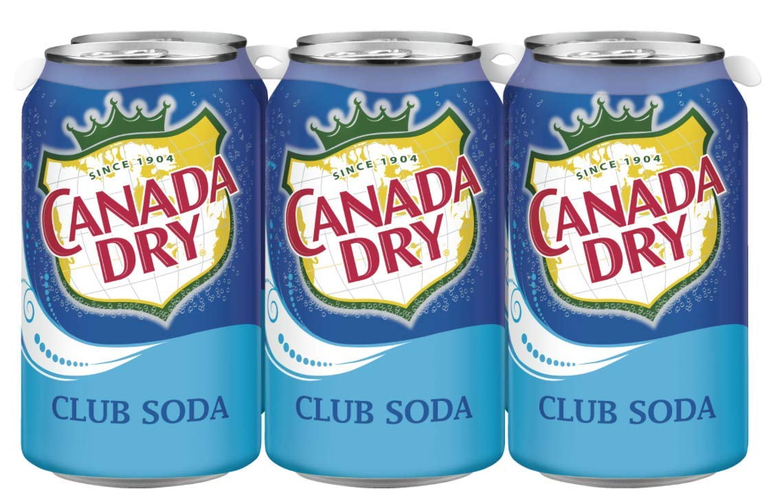 Canada Dry Club Soda Sparkling Seltzer Water, 12oz Can (Pack of 15, Total of 180 Oz) Part Drink
