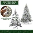 thumbnail image 4 of Árbol de Navidad Casafield pino cubierto de nieve 2.3 m con soporte, 4 of 7