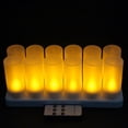 thumbnail image 4 of Vela decorativa para el día de Navidad, luz LED recargable, luz de cera para té, diseño de confesión de boda, bar, restaurante, 4 of 6
